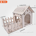 Large Wooden Rabbit Castle with courtyard